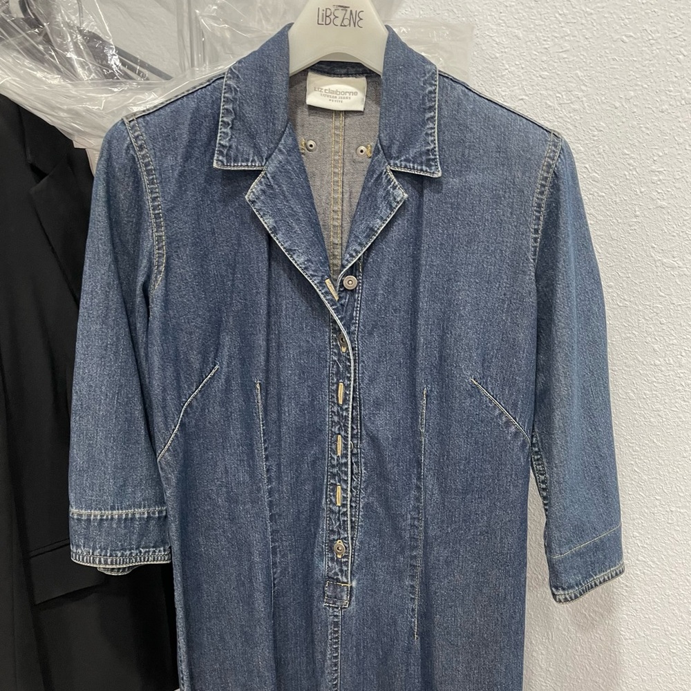 Liz Claiborne Long Denim Dress